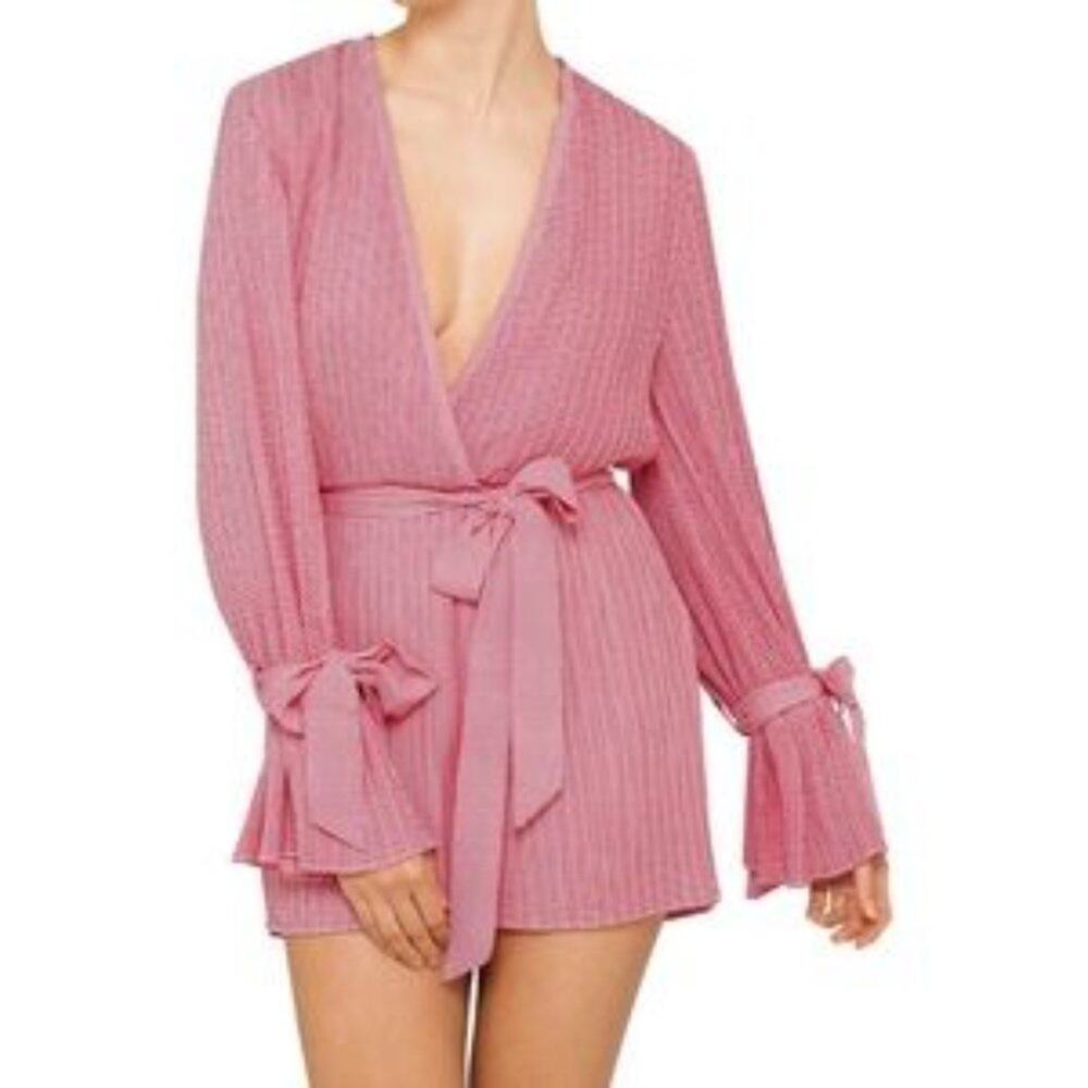 NEW C/MEO Collective Unstoppable Long Sleeve Playsuit Romper Size XS